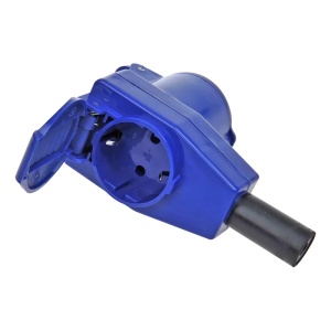 Conector CEE unghiular + priza Schuko - Img 2