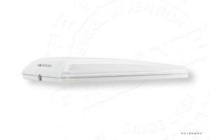 Cort de acoperis AUTOHOME 1.0 cu carcasa rigida Maggiolina Airlander Plus - tesatura gri - coaja alba - mare - Img 4
