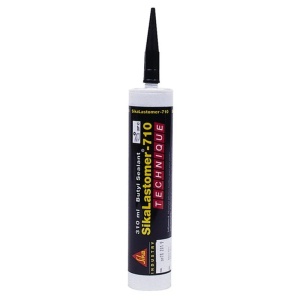 Etansant Sika Butyl SLR 710 pentru trape, 310 ml-NEGRU