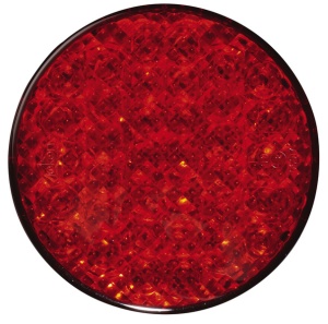 Far de ceata LED 12V 4W, rosu, IP67, cablu de 500 mm