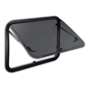 Fereastra de deschidere cu cadru din aluminiu cu geam acrilic S7P, 750x455mm