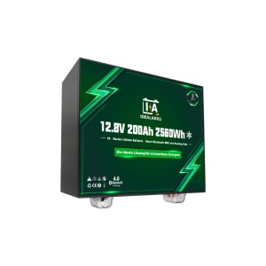 Idealakku Baterie litiu seria IA LiFePO4 12V 200Ah BMS inteligent cu Bluetooth Baterie pentru rulotă sub scaun cu încălzire - Img 3