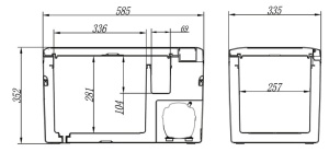 Ladă frigorifică cu compresor STYLE'N'COOL - 26 l Ladă frigorifică compactă cu design modern - Img 10