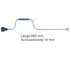 Manivela SW: 19mm 660mm