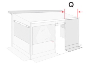 Panou frontal cu geam 100cm pentru F45 - CStore XL - Img 2