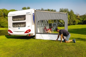 Panou lateral pentru copertina Caravanstore F35