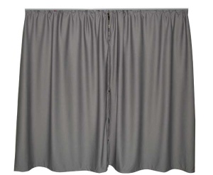 Perdea despartitoare cabina VWT5 6, gri, cu 1 strat