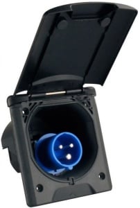 Priza de intrare CEE cu blocare magnetica
