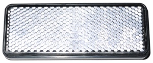 Reflector dreptunghiular, clar, dimensiuni: aproximativ 95 38mm