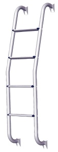 Scara dubla aluminiu, in 4 trepte 126cm inaltime, latime 31cm