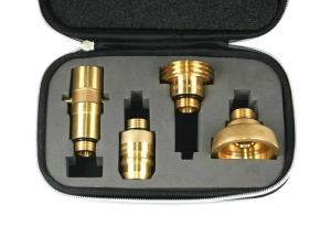 SET 4 ADAPTOARE ALIMENTARE GPL BUTELIE RULOTA W21,8X1 14 (DISH, ACME, BAIONETA, EUROCONECTOR)