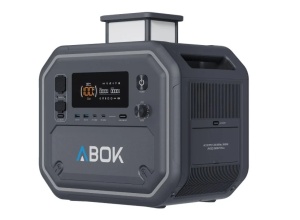 Statie curent portabila, 2500W (2160 Wh), LiFePO4, model ABOK ARK2500