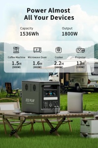 Statie portabila curent, 1800W (1536 Wh), LiFePO4, model EP1800 - Img 4