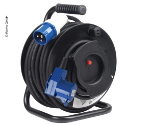 Tambur de cablu CEE H07RN-F 3G2.5mm, cuplaj cu unghi de 25m