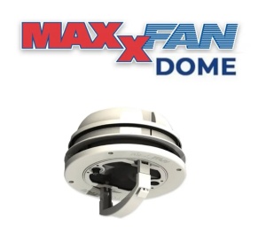 Ventilator 12 V MaxxFan Dome – capac alb