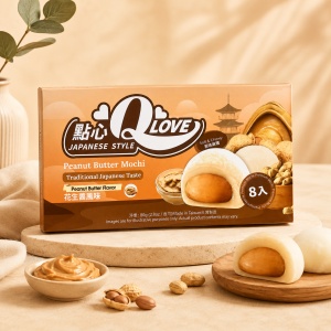 Mini mochi peanut butter 80g Q