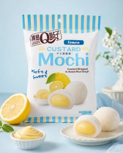 Custard Mochi Lemon 110g Q