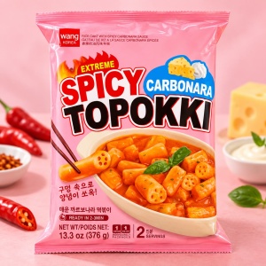 Topokki carbonara 376g Wang