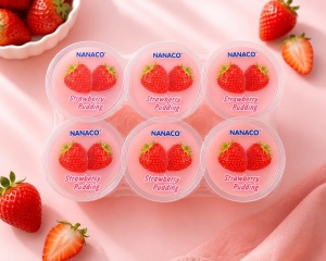 Pudding with strawberry 480g Nanaco