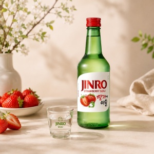 SGR Soju Strawberry 13% 350ml Jinro