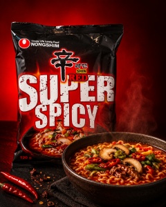 Ramen Shin Red Super Spicy 120g NS