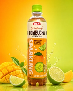 SGR Kombucha mango lime sparkling 500ml OKF