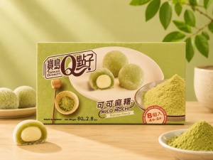 Cacao mochi cu matcha 80g Q