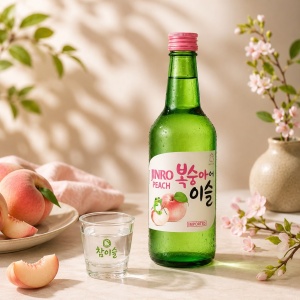SGR Soju Peach 13% 350ml Jinro