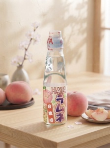 SGR Ramune White Peach 200ml Hatakosen
