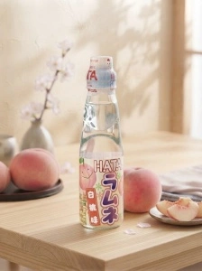 SGR Ramune White Peach 200ml Hatakosen