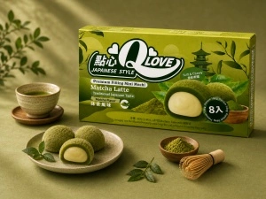 Mini mochi matcha latte 80g Q