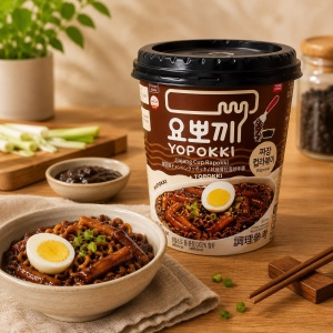 Yopokki Cup Ricecake&Ramen Jjajang 145g YP