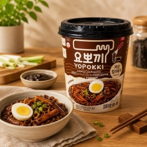 Yopokki Cup Ricecake&Ramen Jjajang 145g YP