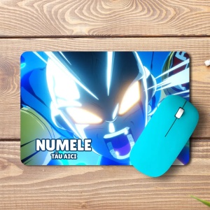 Mouse pad Gamma 2 personalizat cu numele - pad mouse anime 19x27 cm, 3mm, imprimare UV