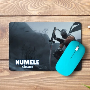 Mouse pad Ryu Hayabusa personalizat cu numele - pad mouse anime 19x27 cm, 3mm, imprimare UV