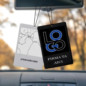 Odorizant auto personalizat pentru promovare – comandă minimă 8 bucăți