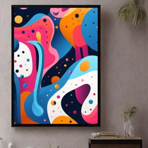 Tablou pop art decorativ pentru spații elegante