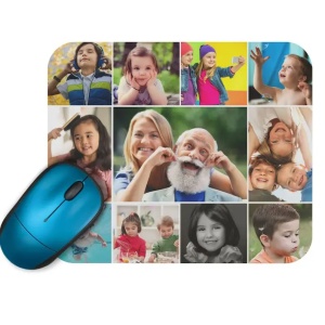 Mouse pad personalizat colaj foto – pad mouse anime 19x27 cm, 3mm, imprimare UV