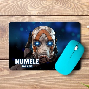 Mouse pad Psycho mask personalizat cu numele - pad mouse anime 19x27 cm, 3mm, imprimare UV