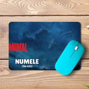 Mouse pad Reanimal personalizat cu numele - pad mouse anime 19x27 cm, 3mm, imprimare UV