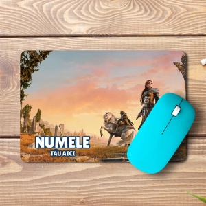 Mouse pad The Elder Scrolls Online Wallpaper personalizat cu numele - pad mouse anime 19x27 cm, 3mm, imprimare UV