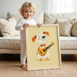 Tablou cu Ilustratii grafice - model Cățel 01