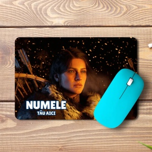 Mouse pad Crimson Desert personalizat cu numele – pad mouse anime 19x27 cm, 3mm, imprimare UV