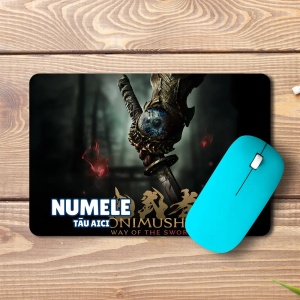 Mouse pad Onimusha Way of the Sword personalizat cu numele - pad mouse anime 19x27 cm, 3mm, imprimare UV