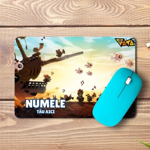 Mouse pad Ratatan personalizat cu numele - pad mouse anime 19x27 cm, 3mm, imprimare UV