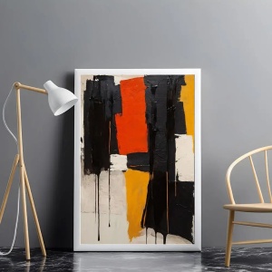 Tablou abstract modern colorat pentru decor interior