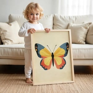 Tablou cu Ilustratii grafice - model Fluture