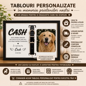 Tablou Personalizat „În Memoria Prietenului Nostru” – Amintire pentru Animalele de Companie - Img 2