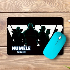 Mouse pad Den of Wolves personalizat cu numele – pad mouse anime 19x27 cm, 3mm, imprimare UV