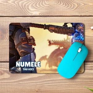 Mouse pad personalizat cu nume și Thunder Hammer Wallpaper - pad mouse anime 19x27 cm, 3mm, imprimare UV